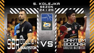 5 Kolejka LOTTO Superligi  SBR Dojlidy Białystok vs Dartom Bogoria Grodzisk Mazowiecki [upl. by Adelaida]