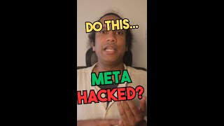 Meta hacked Do this [upl. by Yer]