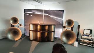 Avantgarde Acoustic new Trio G3 horn speakers  HIGHEND SHOW MUNICH 2022 [upl. by Perlis]