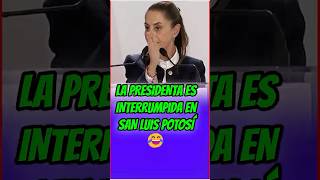 INTERRUMPEN DISCURSO 😂  claudiasheinbaum shorts parati viralvideo mexico usa [upl. by Haidabez]