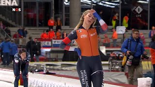 Jutta Leerdam World Championship Sprint 2024 [upl. by Mahsih]