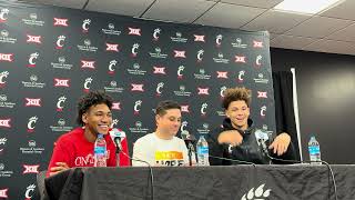 Dan Skillings Dillon Mitchell Wes Miller recap the Bearcats 8062 exhibition win over Ohio State [upl. by Lledal]