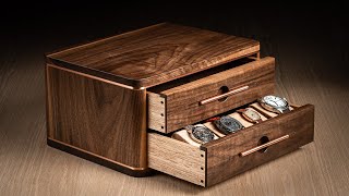 Pro Furniture Maker builds a Wooden Box [upl. by Airegin]