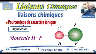 le moment dipolaire ionique Molécule HF [upl. by Aizti191]