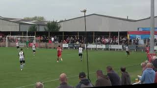 Banbury United 2 Dorchester Town 0  The two goals viewed from clubhouse side of ground [upl. by Enawd]