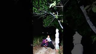 Prank Pocong Shocks You Pocong is a curse funny prank shorts [upl. by Eerehs]