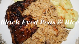 HOW TO MAKE BLACK EYED PEAS AND RICE  KAIETEUR COOKS [upl. by Aicert]