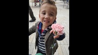 Flowers For Smiles Grant with Dwarfism age 7 [upl. by Nadaba872]