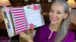 Review Franklin Covey My Minds Eye Planner Love Binder 2017 Botanical Planner Inserts and More [upl. by Ainoda]