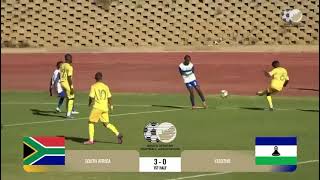 HIGHLIGHTS  South Africa U17 vs Lesotho U17  International Friendly [upl. by Akinwahs498]