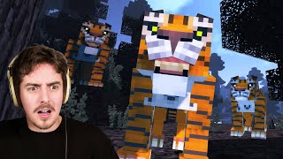 TIGER AMBUSH  Minecraft Ultra Survival  Ep 6 [upl. by Fidelas]