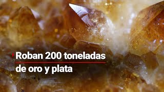 Roban 200 toneladas de oro plata zinc y cobre salían de la mina cuando aparecieron las ratas [upl. by Atilegna]