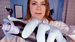 ASMR Hospital Audiologist Ear Exam amp Tympanometry Testing [upl. by Ardle383]