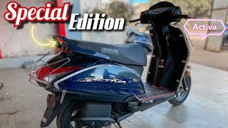 Honda Activa 6g Special edition🔥  Honda Activa 110 Navy blue colour  Harsh verma [upl. by Luann]