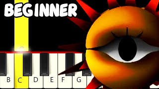 All Sprunki INFECTED Tunes  Slow and Easy Piano Tutorial  Beginner [upl. by Maillil638]