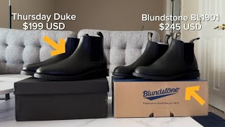 Thursday Duke vs Blundstone Dress Boot  First Impressions [upl. by Ilak913]