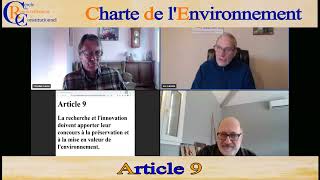 Charte de lenvironnement de 2004  Article 9 [upl. by Aimek]