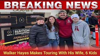 Walker Hayes Makes Touring With His Wife 6 Kids and 2 Dogs Look Easy ‘Our Life Is Very Unique [upl. by Ennairod155]