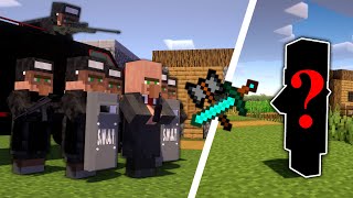 Minecraft Villagers VS Predator minecraft villager grox [upl. by Doe]