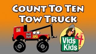 Tow Truck Counting  Monster Truck Tow Truck Rescue [upl. by Christen866]