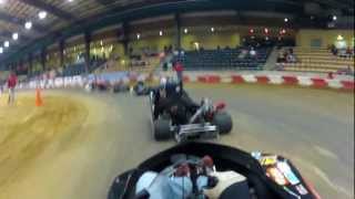 2012 Batesville MS Indoor Kart Nationals  Jr 3 Light with Preston Bores GoPro [upl. by Namref]