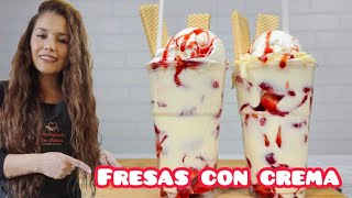 Cómo hacer FRESAS CON CREMA🍓 para la venta muy fácil y deliciosas😋 [upl. by Coleen]