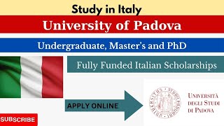 University of Padova Requirements Eligibility Criteria How to fill the Application Form [upl. by Annavoj392]