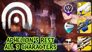 Legend Lost Sector Aphelions Rest on all Classes  Destiny2 Season of the Wish [upl. by Siol]