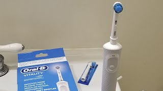 OralB Vitality Rechargeable Toothbrush Unboxing [upl. by Booze586]