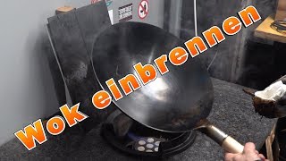 Wok  Pfanne einfach und schnell einbrennen  Holzpflege Tipps  Grill amp Chill  BBQ amp Lifestyle [upl. by Ecirp]