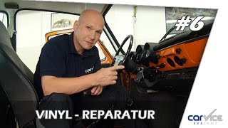 Leder und Vinylreparatur so geht´s  Teil6 Cockpitreparatur VW1600 Typ 3 [upl. by Dobson]