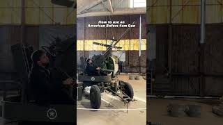 How to use the Bofors gun ww2 [upl. by Newcomer]