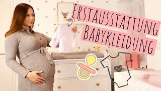 ERSTLINGSAUSSTATTUNG👶🏻 BABYKLEIDUNG FÜR DIE ERSTEN WOCHENMONATE💗 [upl. by Eilime]