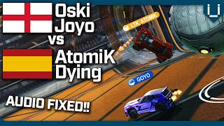 England vs Spain  ft Joyo Oski AtomiK amp Dying  Rocket League 2v2 [upl. by Waylin237]