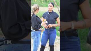 Beautiful Cowgirls Waiting for the Horseback Riding horse horsegirls cowgirl equines latina [upl. by Vinaya985]