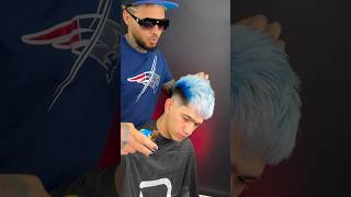 Colorimetria profesional falsaraiz tecnicaroot platinado barber menshaircut barbershop [upl. by Kalila433]