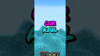 MINECRAFT mas se eu olhar pra cor AZUL o video acaba shorts [upl. by Yemirej789]