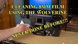 Cleaning 8mm With The Wolverine 8mm Digital Movie Maker [upl. by Ronnie]