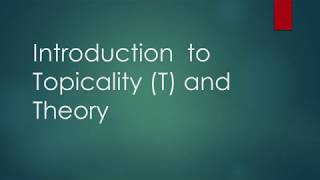 Intro to Topicality and Theory [upl. by Atiuqad]