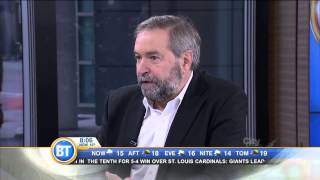 Federal NDP leader Thomas Mulcair on election platform [upl. by Ruprecht]