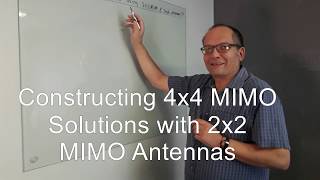 Constructing 4x4 MIMO Solutions using Poynting 2x2 MIMO Antennas [upl. by Ailekahs869]