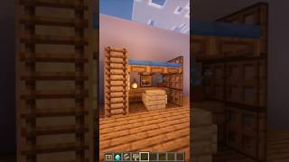 Bunk Bed With Desk🤩 ✔️ minecraft shorts [upl. by Aid]