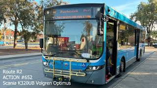 ACTION 652 Scania K320UB Volgren Optimus [upl. by Imar112]