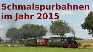 Schmalspurbahnen im Jahr 2015 HD [upl. by Morty]