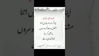 Hazrat Ali quotes motivation urdupoetry poetry hazrataliquote hazrataliquotes islamicquotes [upl. by Lleval]