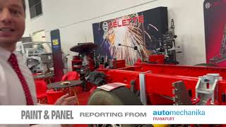 Celette truck chassis alignment system demonstrated at Automechanika Frankfurt 2024 [upl. by Vala]