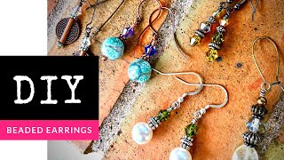 How To Make Beaded Earrings With The Bead Place [upl. by Pier]