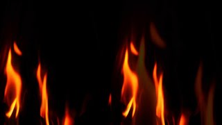 4K Burning Fire Effect Black Screen  Fire Background Video Animation [upl. by Ettenotna]