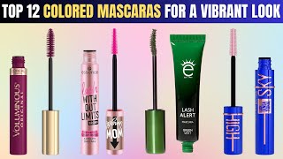 12 Colored Mascaras That Will Instantly Brighten Your Makeup and Mood [upl. by Adnoel]