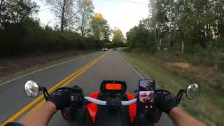 GoPro Max 360 on my CanAm Ryker Rally 900 [upl. by Pyne]